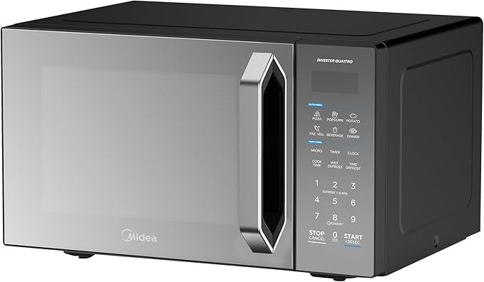 Midea 25L Solo Microwave Black with Mirror 900W (EM9P022MX-B)