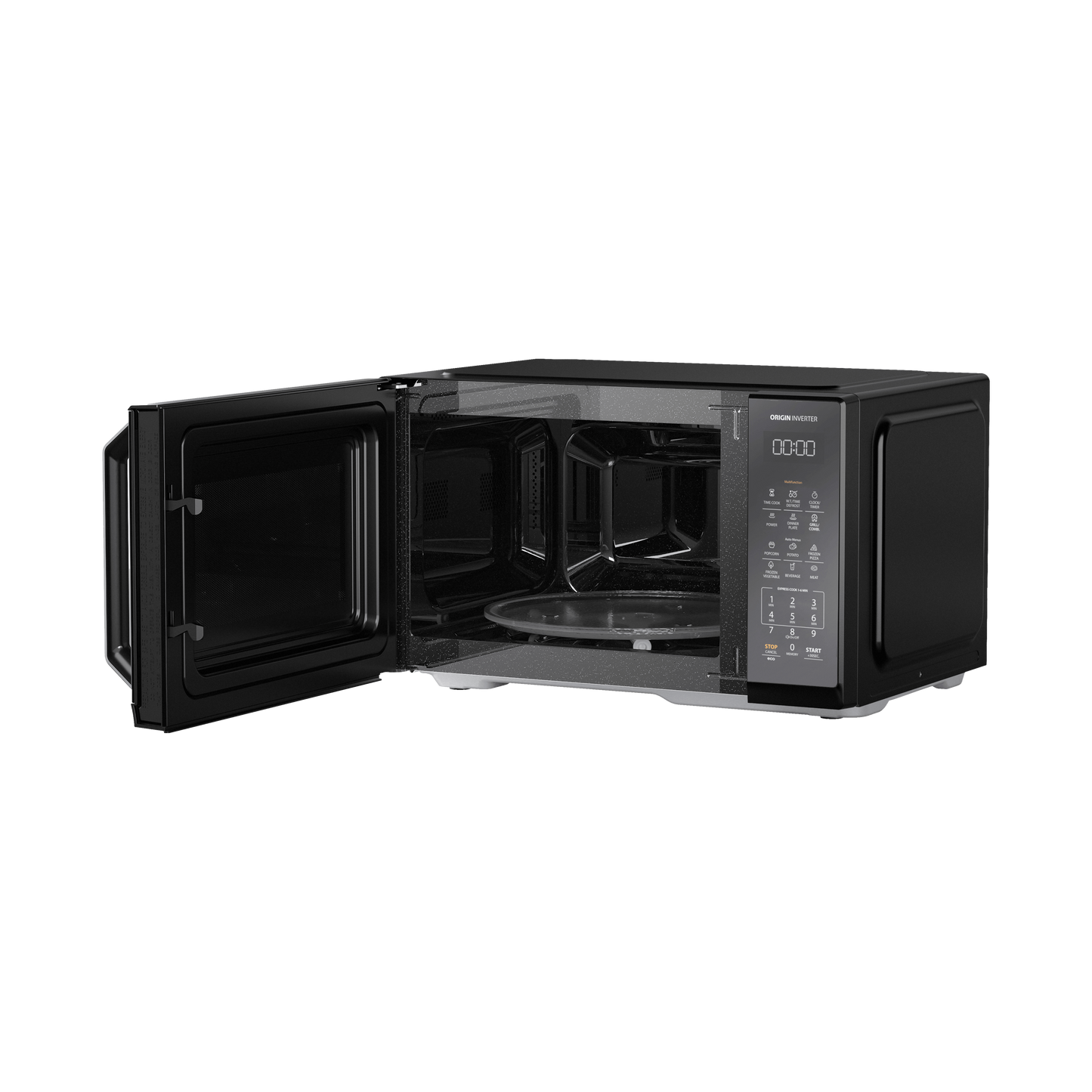 Toshiba Microwave 25 Liter 900W Inverter Grill Mirror Black (MW3-EG25PEI(BK))
