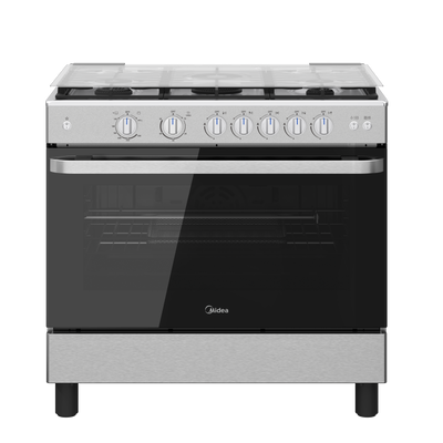 Midea Gas Cooker 90cm 5 Burners Full Safety Stainless Steel (MFO-MG36LE(SS)-VT)
