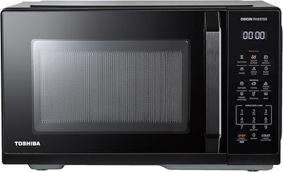 Toshiba Microwave 25 Liter 900W Inverter Solo Black (MW3-EM25PEI(BK))