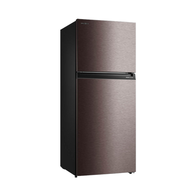 Toshiba Refrigerator 411 Liter Inverter Air Fall Cooling Dark Silver (GR-RT559WE-PMN(06))