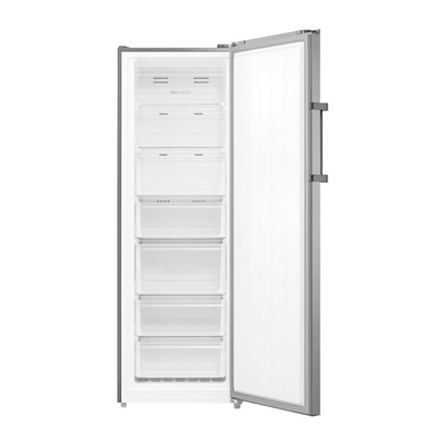 Toshiba 7-Drawer Upright Freezer 238L Convertible to Fridge Silver (GR-RU312WE-DMN(57))