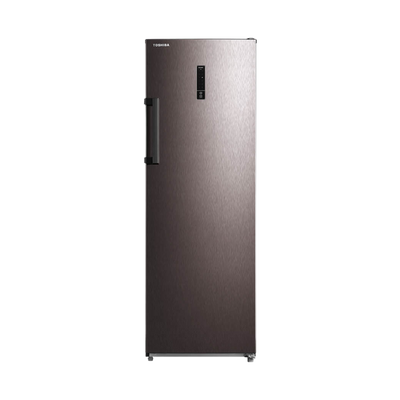 Toshiba 7-Drawer Upright Freezer 238L Convertible to Fridge Satin Grey (GR-RU312WE-DMN(37H))