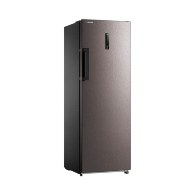 Toshiba 7-Drawer Upright Freezer 238L Convertible to Fridge Satin Grey (GR-RU312WE-DMN(37H))