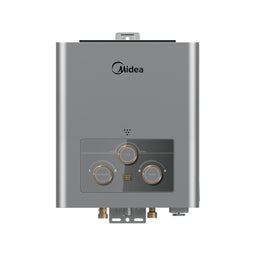 Midea Gas Water Heater 6 Liter Silver - Cylinder Gas (MGWH06-12MZLEG(S))